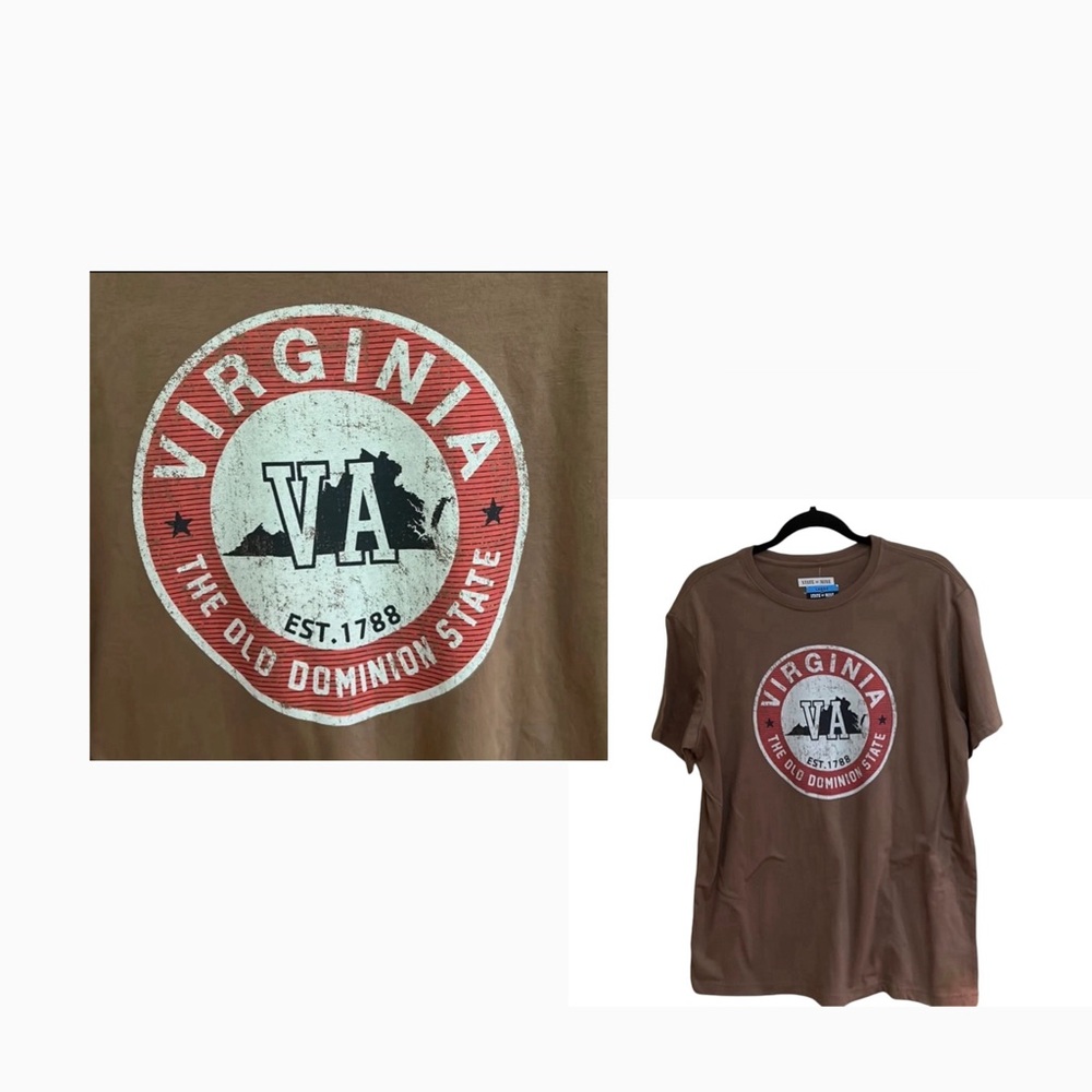 Virginia The old Dominion state large Tshirt
